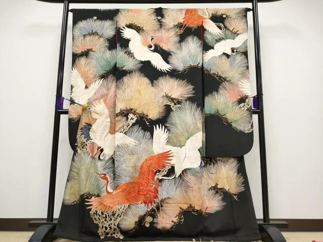 Heiwaya Main Store Superb Antique Taisho Romance Three Great Embroidery Sagara F Heiwaya Main Store Superb Antique Taisho Romance Three Great Embroidery Sagara F