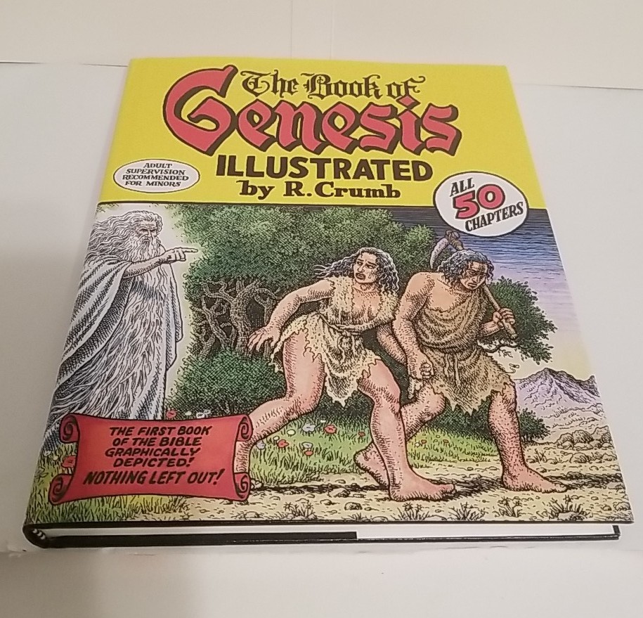 The Book of Genesis Illustrated by R Crumb Hardcover All 50 Chapters superb cond The Book of Genesis Illustrated by R Crumb Hardcover All 50 Chapters superb cond
