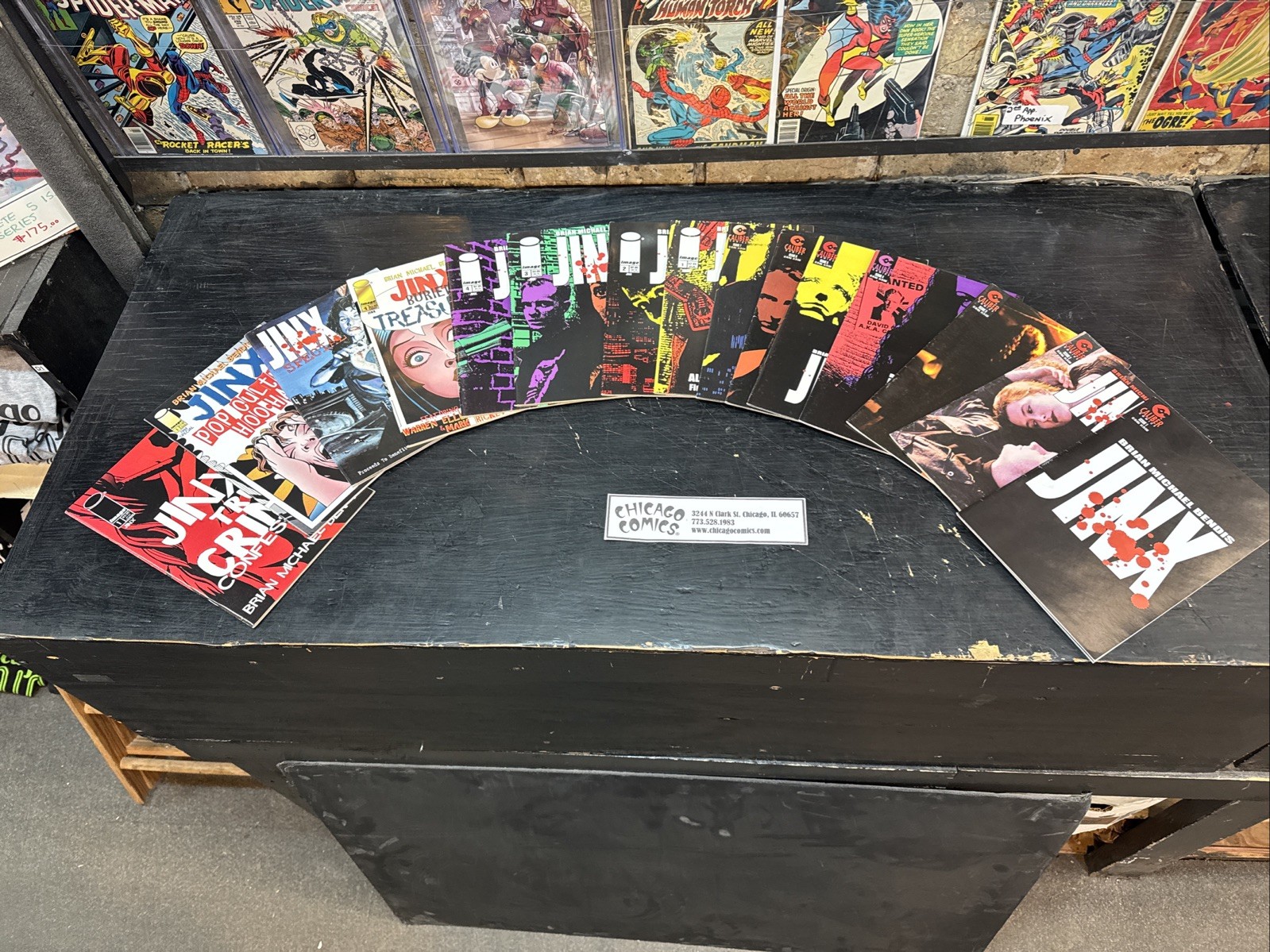 Huge Jinx Comic Book Lot Caliber series 1-7 Image 1-4 + 4 different specials Huge Jinx Comic Book Lot Caliber series 1-7 Image 1-4 + 4 different specials