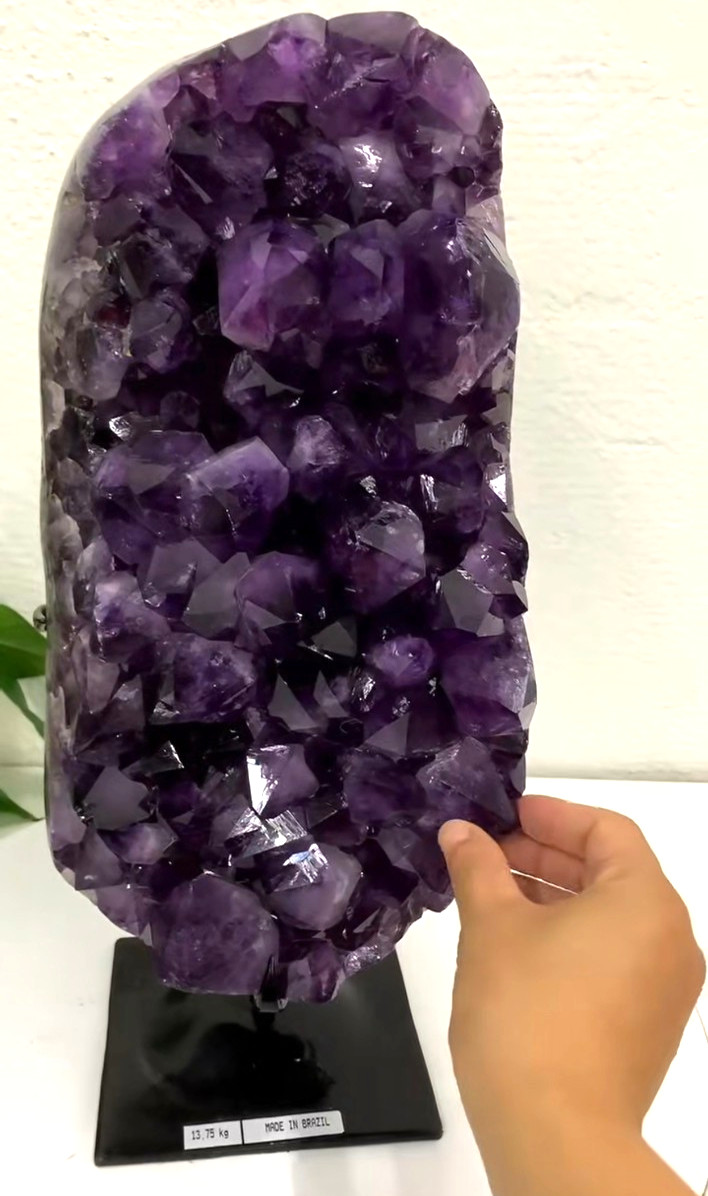30.2LB Top Natural Amethyst Crystal Cluster Large particles Mineral Reiki Decor 30.2LB Top Natural Amethyst Crystal Cluster Large particles Mineral Reiki Decor