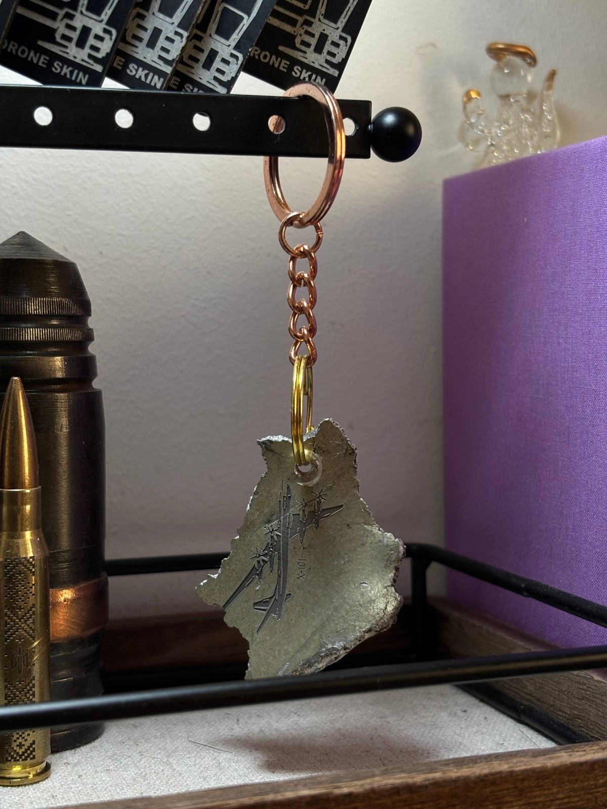 Authentic russian KH-101 Missile Fragment Keychain | Handcrafted in Ukraine Authentic russian KH-101 Missile Fragment Keychain | Handcrafted in Ukraine