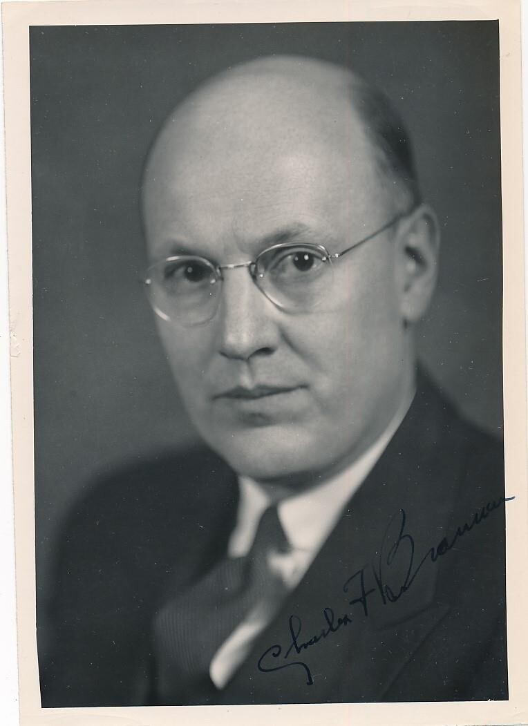 Charles Franklin Brannan - Signed Vintage Sepia Photograph (Sec. of Agriculture)