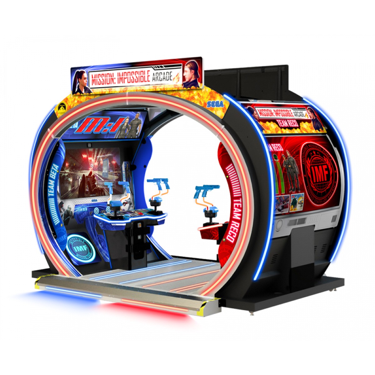 SEGA Mission Impossible Deluxe Arcade Gun Shooting Video Game - 4 Players SEGA Mission Impossible Deluxe Arcade Gun Shooting Video Game - 4 Players