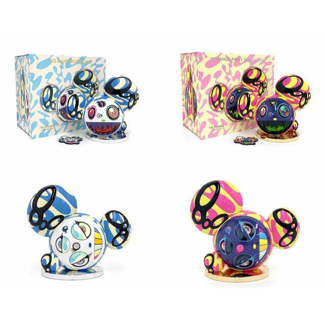 Takashi Murakami MELTING DOB PVC FIGURE Ice Blue Strange Pinky set Sculpture Takashi Murakami MELTING DOB PVC FIGURE Ice Blue Strange Pinky set Sculpture