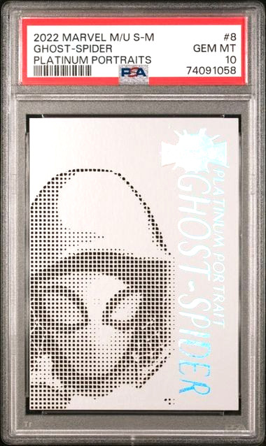Ghost-Spider PSA 10 Platinum Portraits 2022 Spider-Man Metal Marvel Spider-Gwen Ghost-Spider PSA 10 Platinum Portraits 2022 Spider-Man Metal Marvel Spider-Gwen
