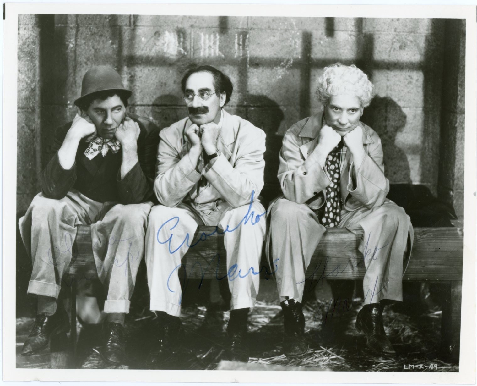 Marx Brothers - Signed B&W Vintage Photograph + COA