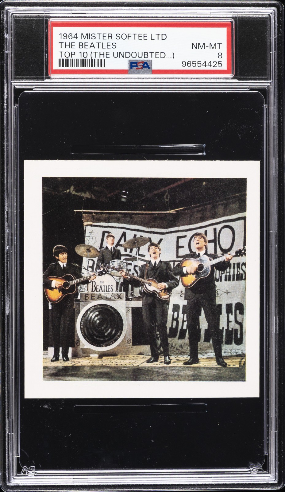 1964 MISTER SOFTEE LTD TOP 10 TOP 10 (THE UNDOUBTED...) THE BEATLES PSA 8 1964 MISTER SOFTEE LTD TOP 10 TOP 10 (THE UNDOUBTED...) THE BEATLES PSA 8