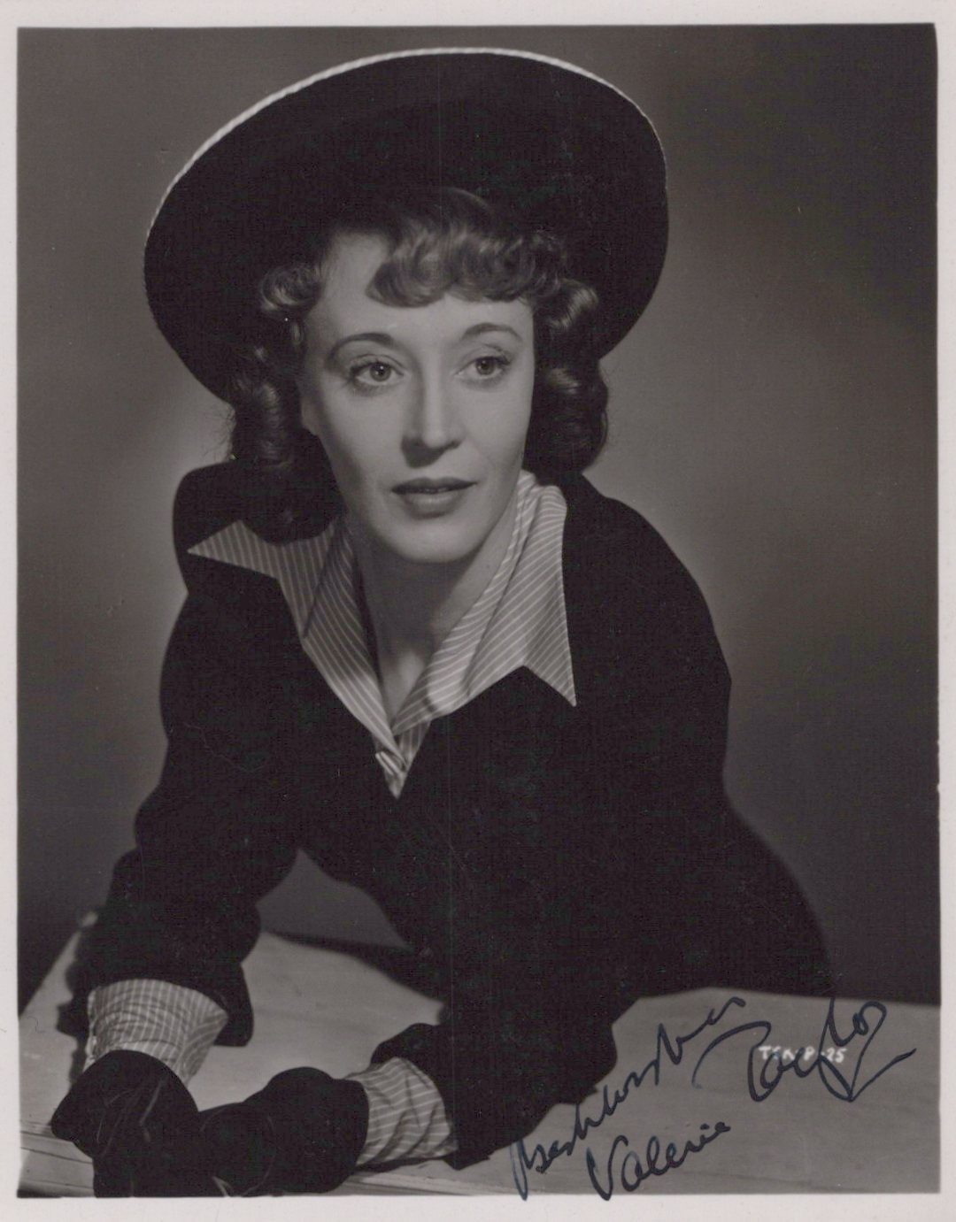 Valerie Taylor UK Actress London 1940s - Original Hand Signed Photo