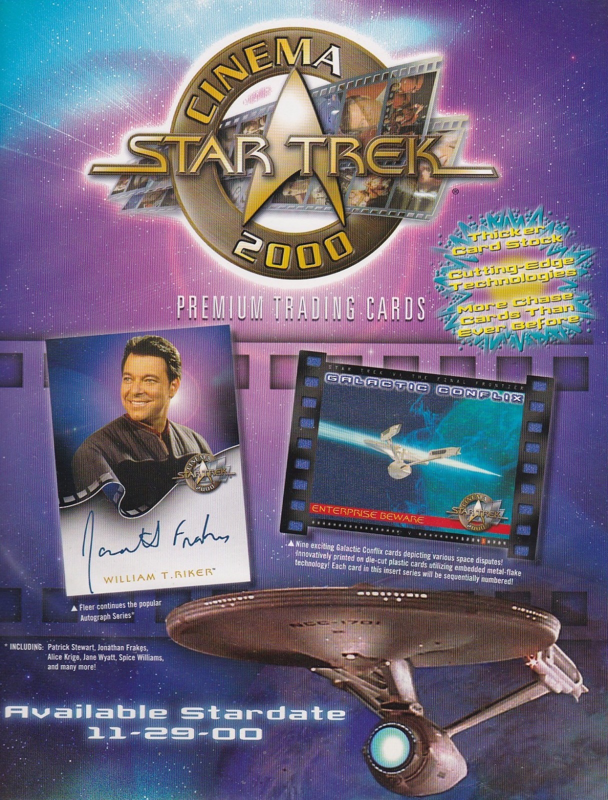 STAR TREK CINEMA 2000 MASTER SET AUTOGRAPHS GALACTIC CONFLIX VARIANTS REDEMPTION STAR TREK CINEMA 2000 MASTER SET AUTOGRAPHS GALACTIC CONFLIX VARIANTS REDEMPTION