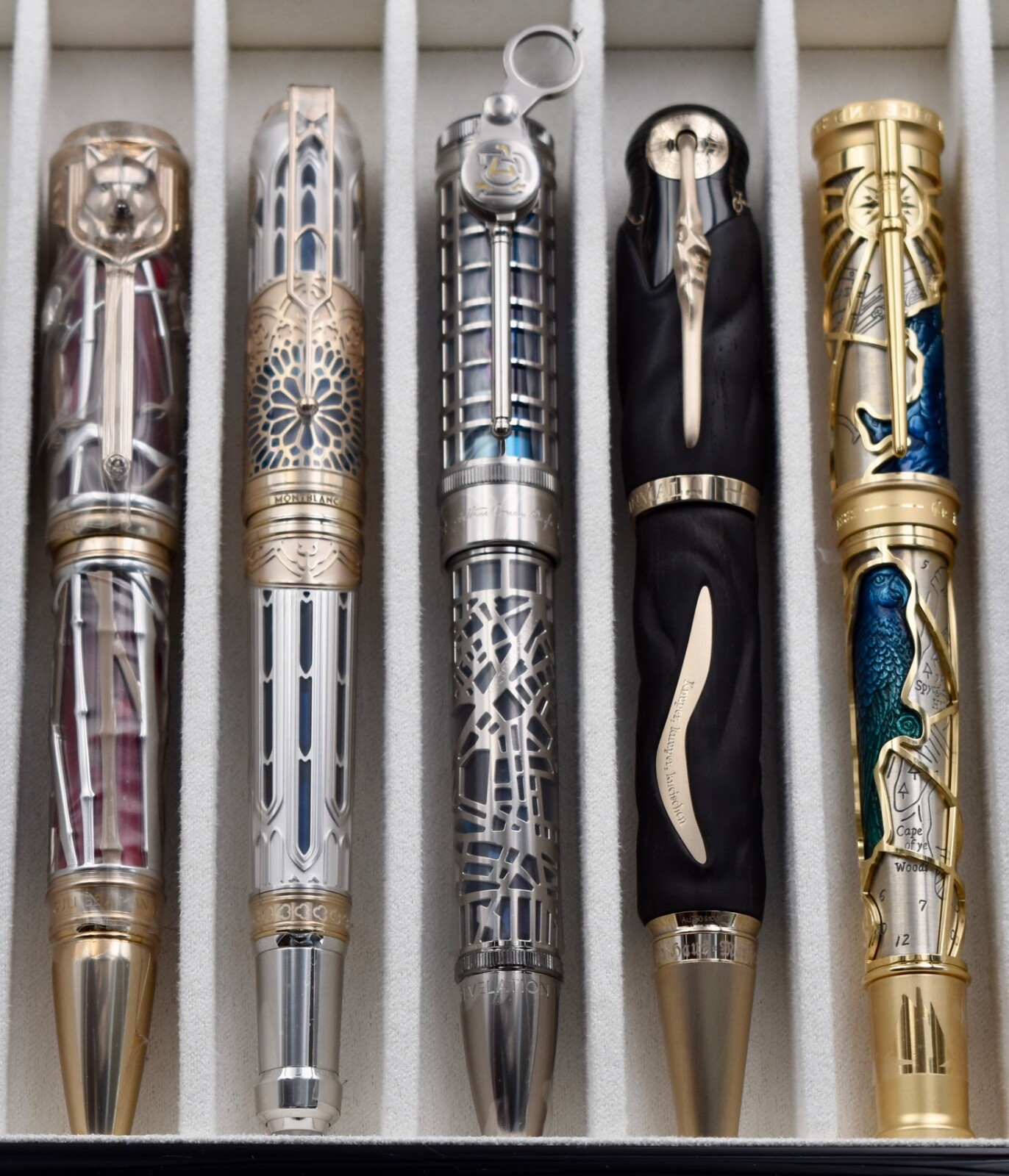 MONTBLANC Artisan Writers Limited Edition the Complete Collection 2019 - 2023