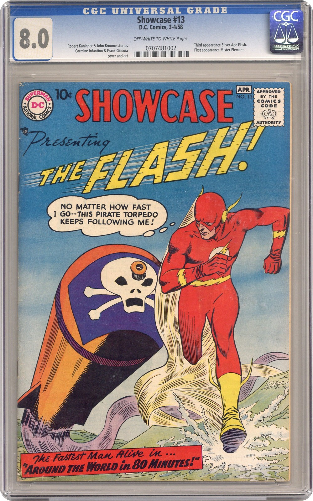 Showcase #13 CGC 8.0 1958 0707481002