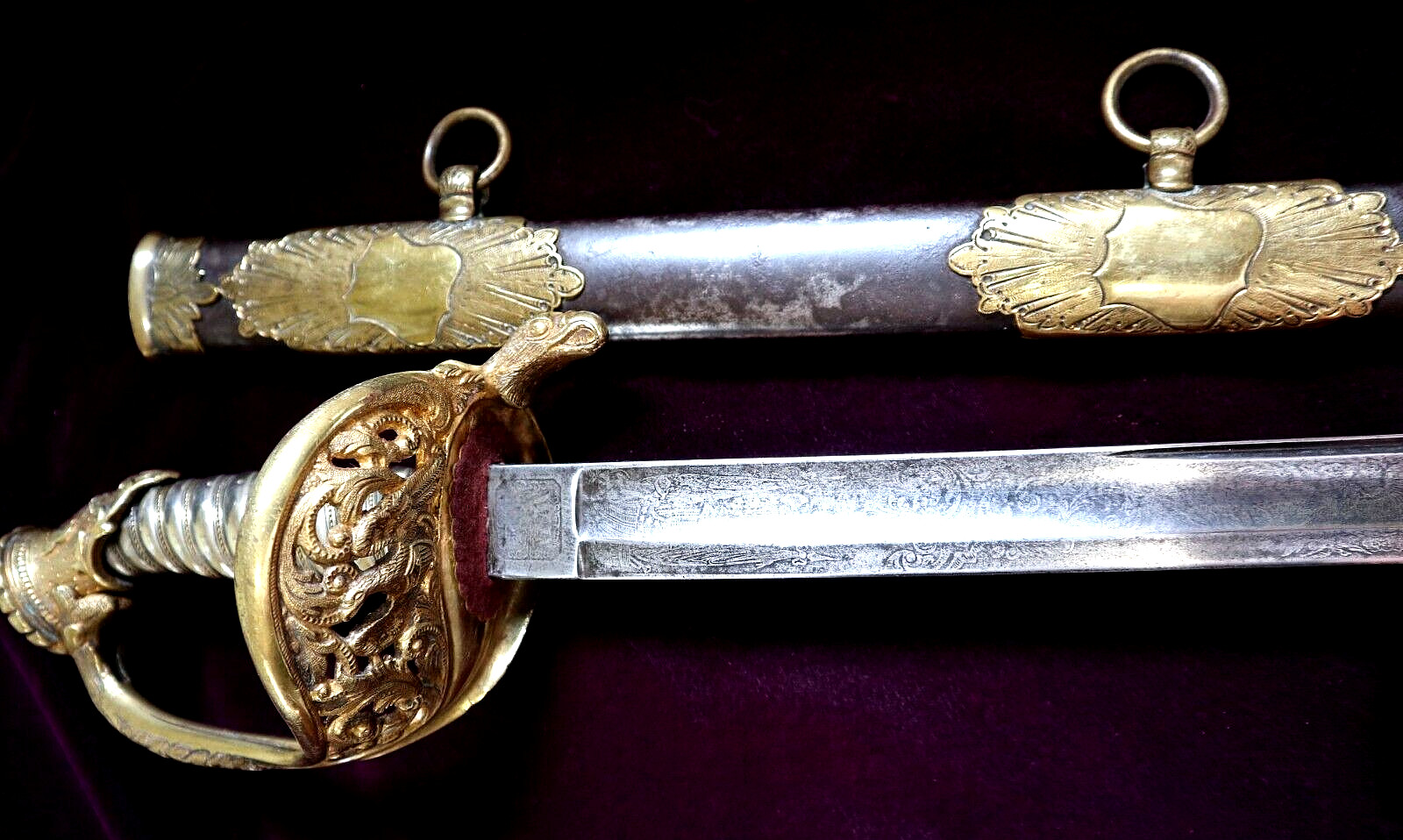CIVIL WAR SWORD OWNED BY DR COOPER TREATED CONFEDERATE PRESIDENT JEFFERSON DAVIS CIVIL WAR SWORD OWNED BY DR COOPER TREATED CONFEDERATE PRESIDENT JEFFERSON DAVIS