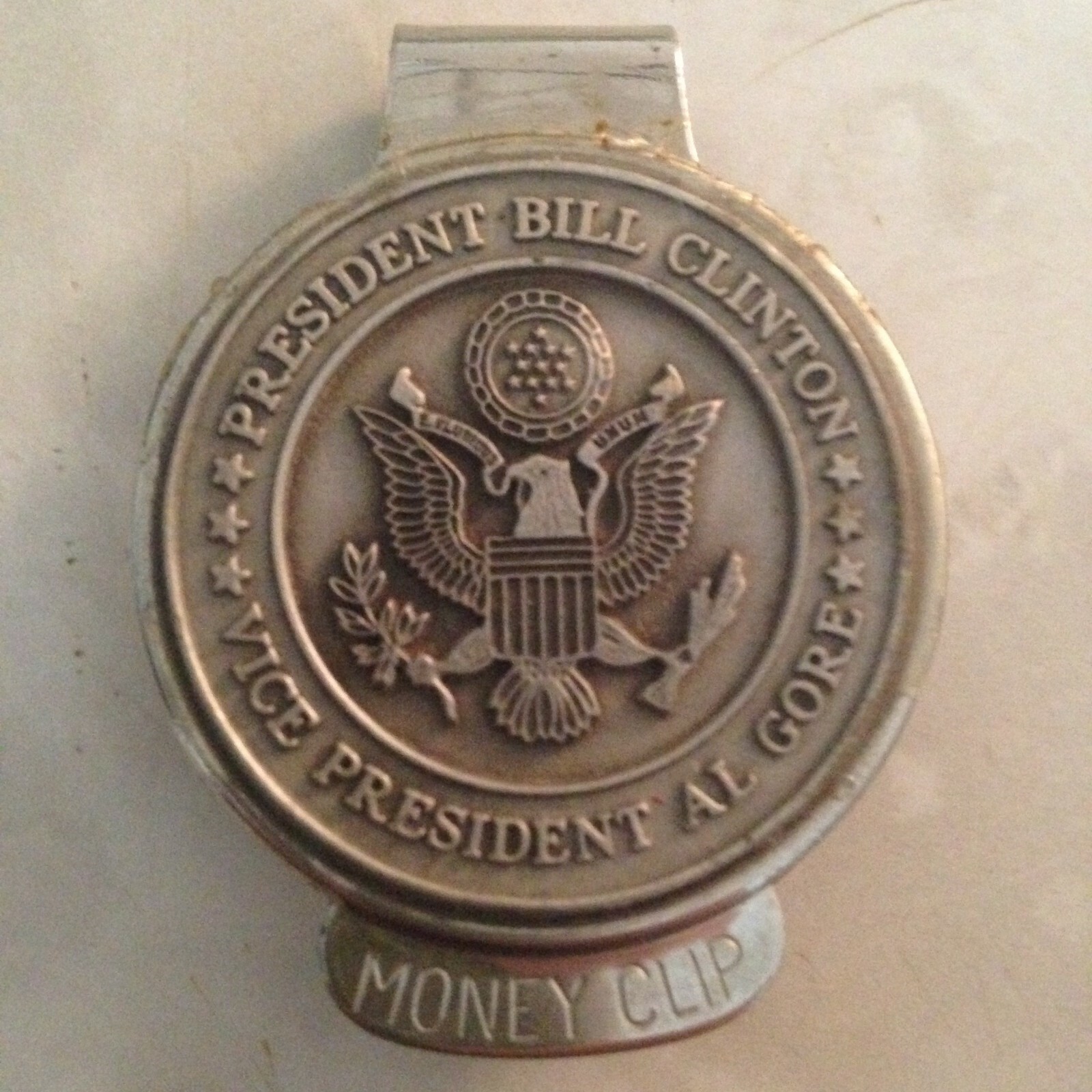 President Bill Clinton - Vice President Al Gore money clip President Bill Clinton - Vice President Al Gore money clip