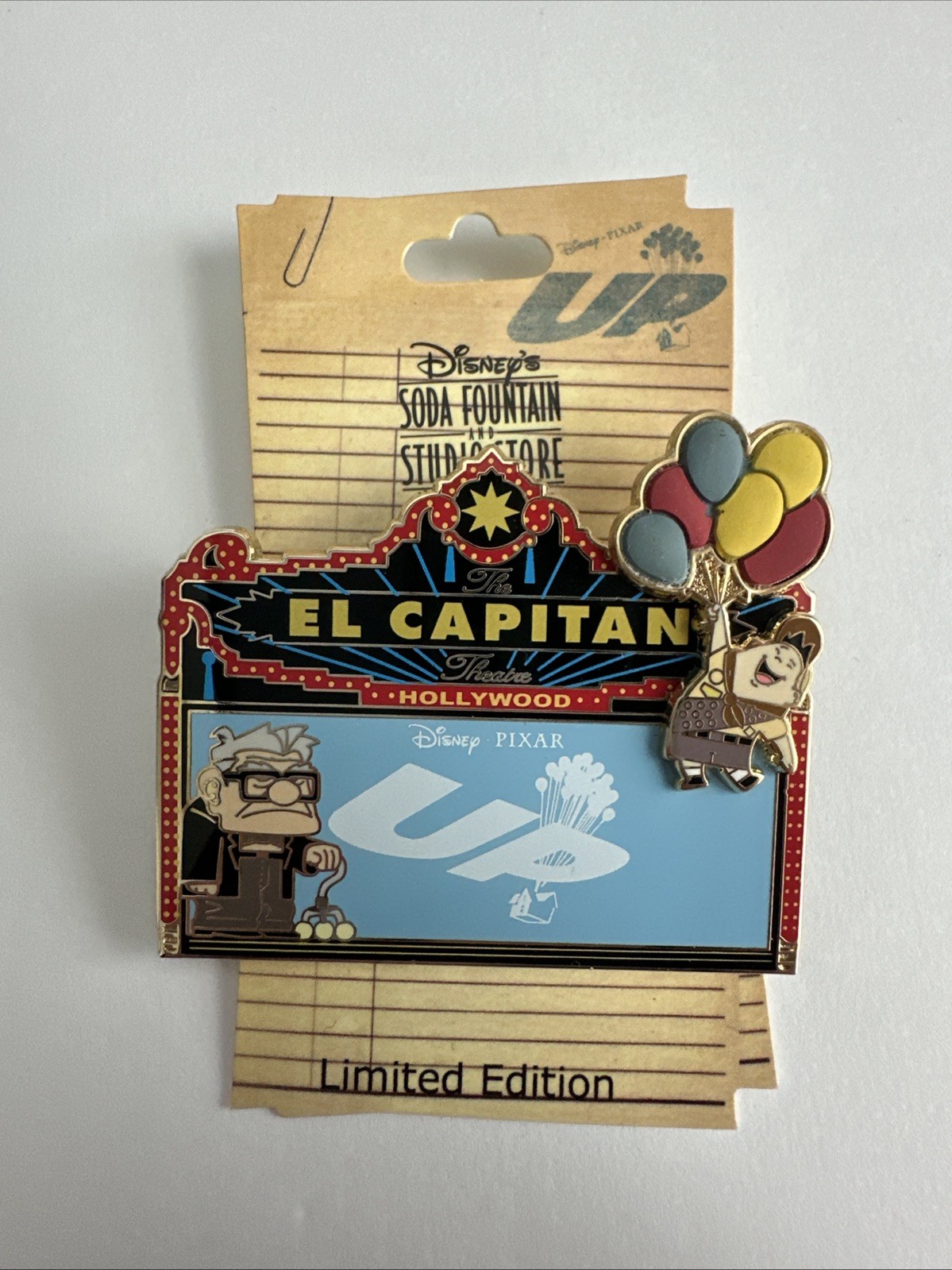 Disney DSF DSSH - UP - Marquee Pin LE 150 Dug Carl Russell Pin (B)