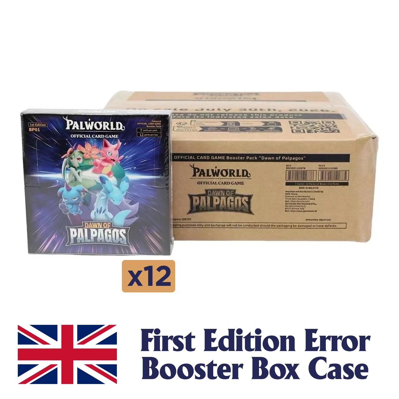 Palworld Card Game Dawn of Palpagos BP01 1st first Edition Sealed Case ✅ 12x Box Palworld Card Game Dawn of Palpagos BP01 1st first Edition Sealed Case ✅ 12x Box