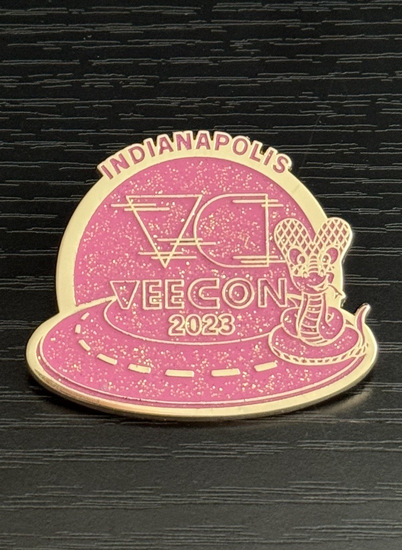 2023 VeeFriends Road To Veecon Pin - Cosmic Pink Pin /55 Limited Edition 2023 VeeFriends Road To Veecon Pin - Cosmic Pink Pin /55 Limited Edition