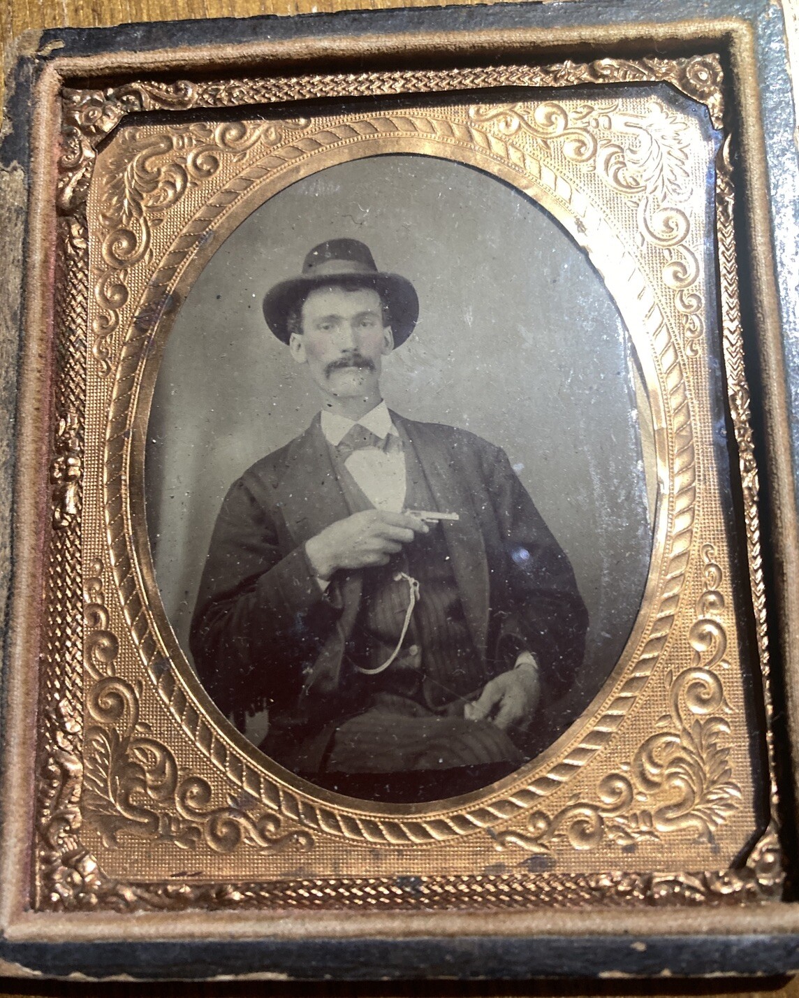 Doc Holliday w/ Revolver Rare Old West Treasure Dentist Gambler Gunslinger Icon Doc Holliday w/ Revolver Rare Old West Treasure Dentist Gambler Gunslinger Icon