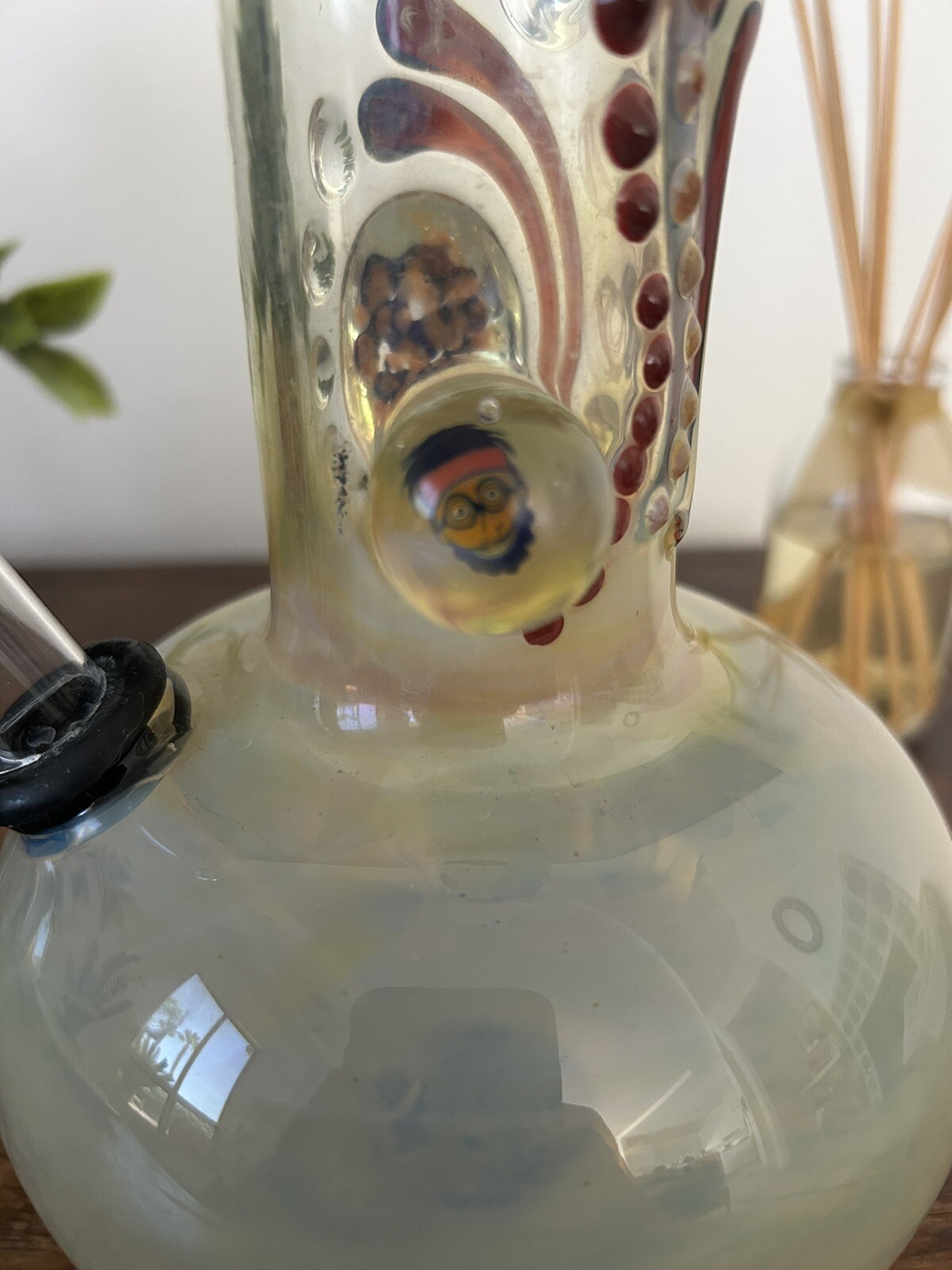 Tommy Chong OG Glass Water Pipe Pre Op RARE Tommy Chong OG Glass Water Pipe Pre Op RARE
