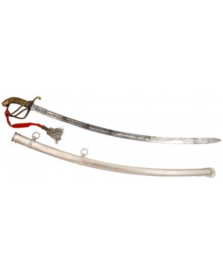 Genuine Russian Imperial Cavalry Shashka Sword Dagger Kuschinskiy Award 1885