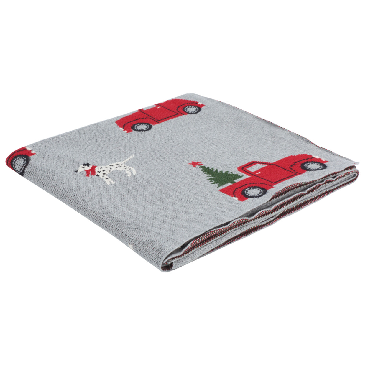 SAFAVIEH Dasher Throw | Grey / Red |