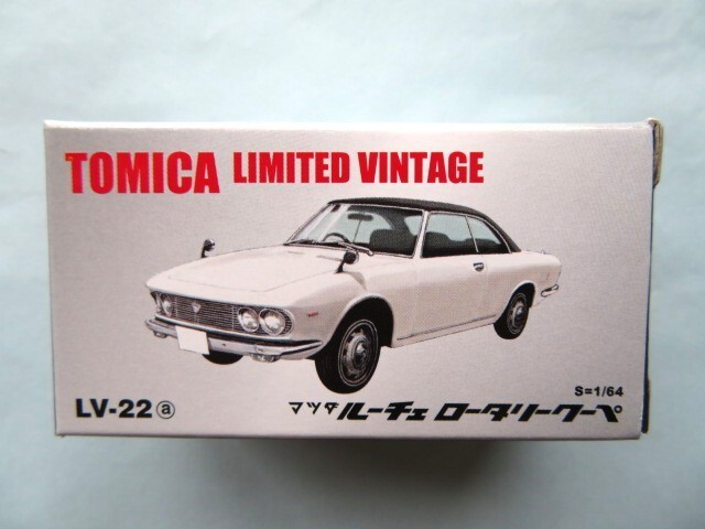Tomica Limited Vintage LV-22a Mazda Luce Rotary Coupe White 1/64 Tomica Limited Vintage LV-22a Mazda Luce Rotary Coupe White 1/64