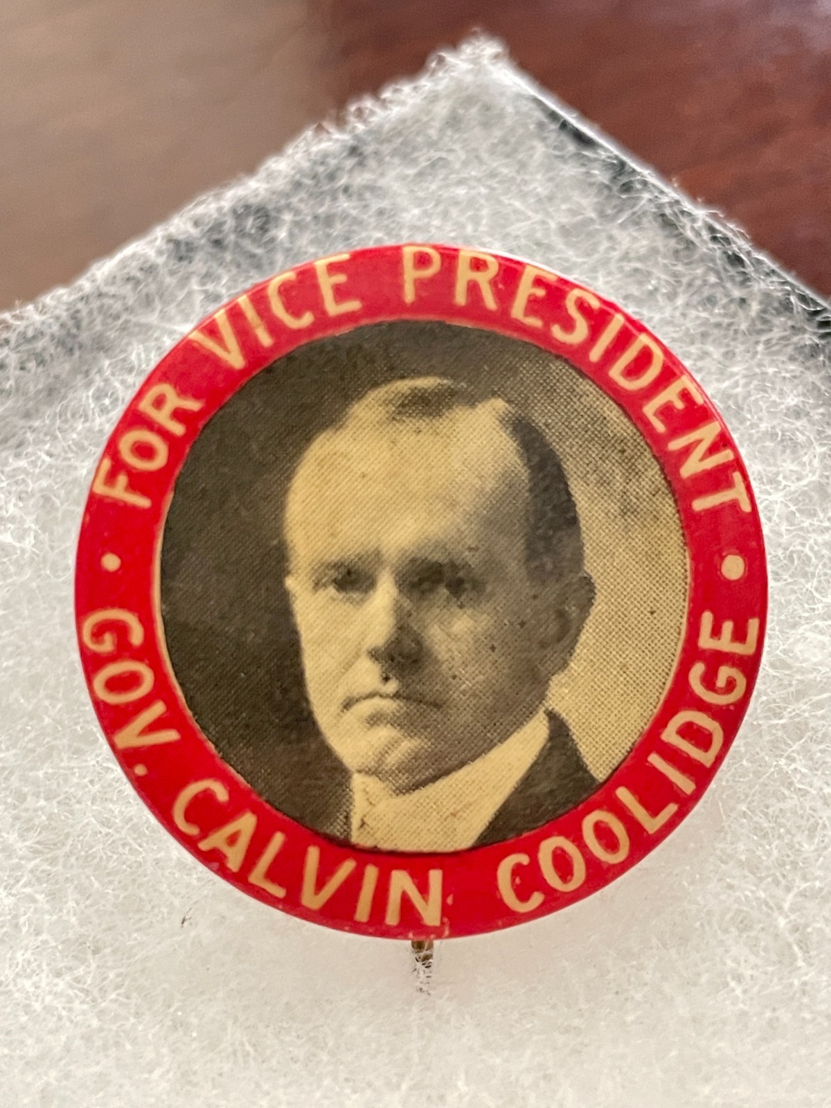 1920 Calvin Coolidge Vice President Political Campaign Pin Button Pinback Badge