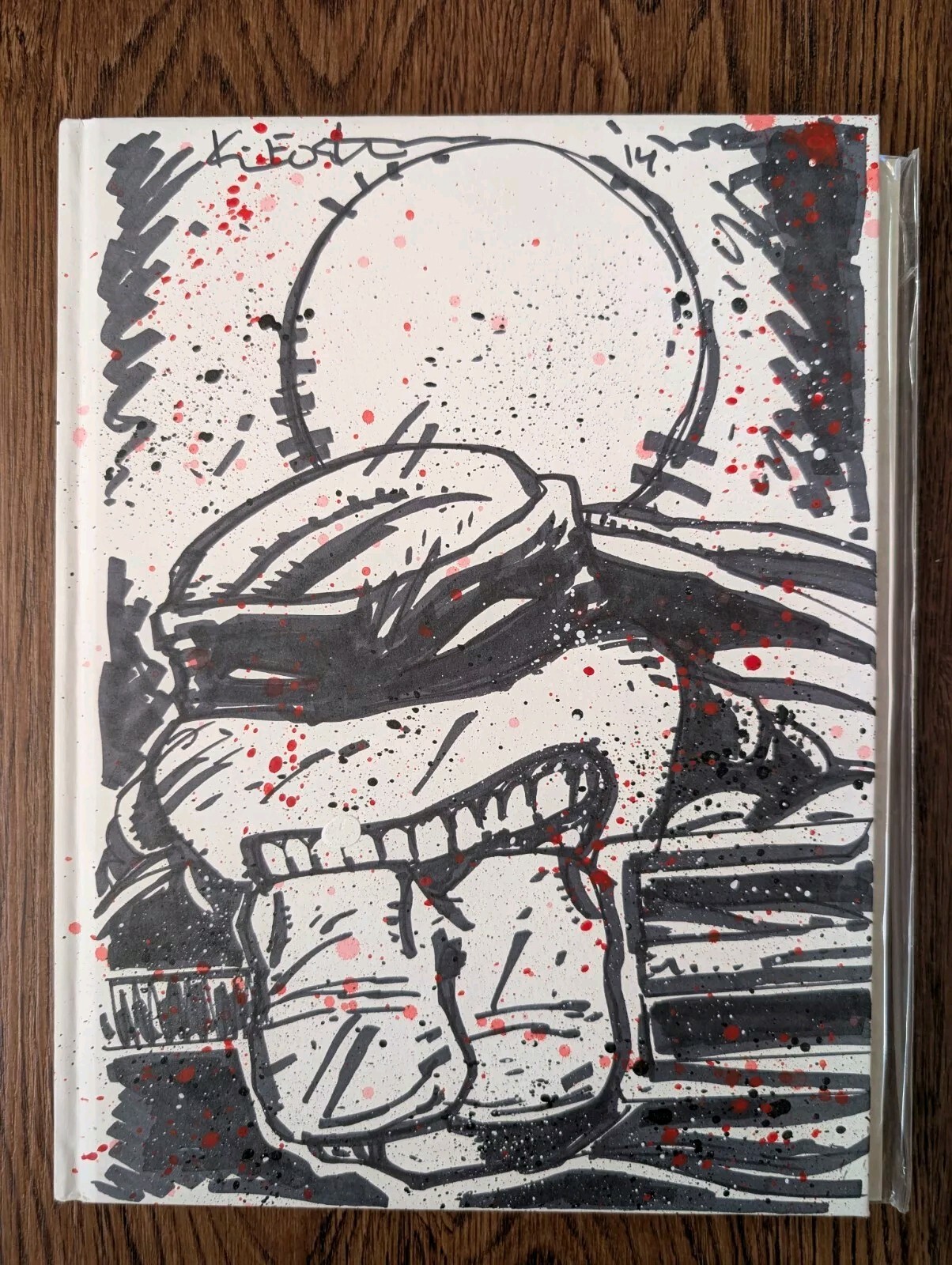 TMNT 25th Anniversary HC IDW Limited ORIGINAL ART Kevin Eastman BLACK LABEL