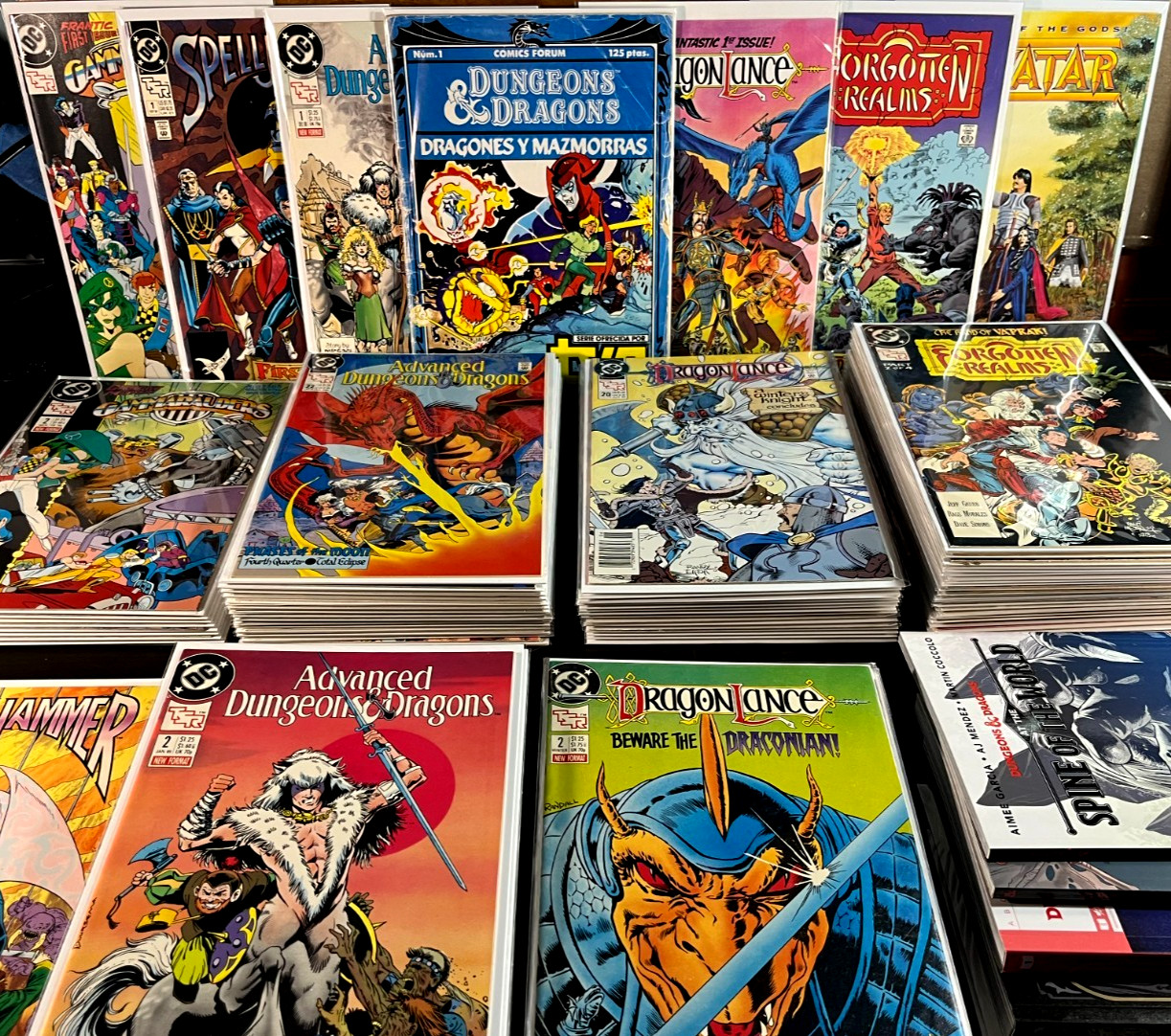 Compl Series Lot DUNGEONS & DRAGONS Forgotten Realms DRAGONLANCE Comic DC TSR 1