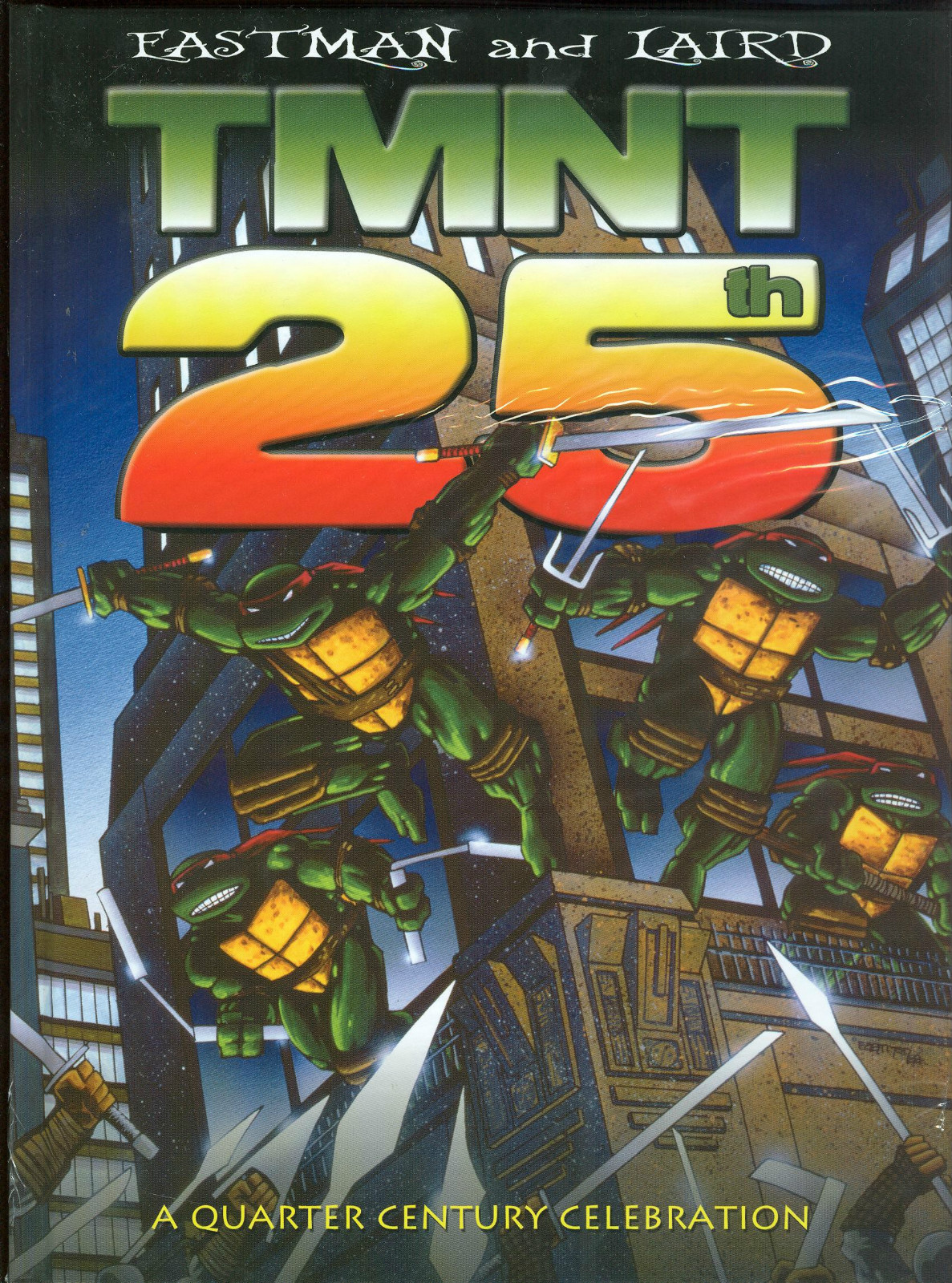 TMNT 25th Quarter Century Celebration Limited to 500 Hardcover HC teenage ninja