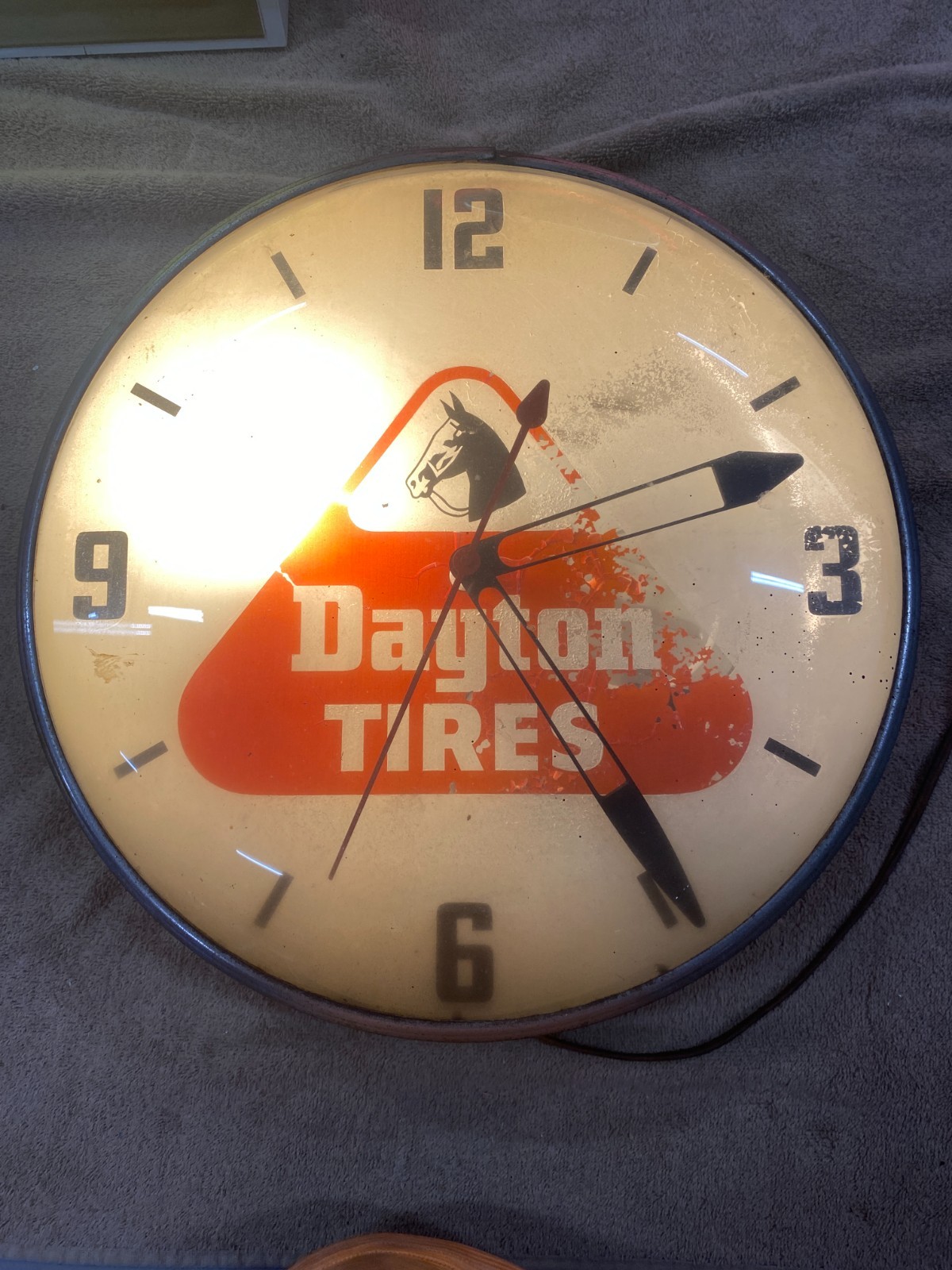 Vintage 100% Original Dayton Tires Glass Front 14 Vintage 100% Original Dayton Tires Glass Front 14