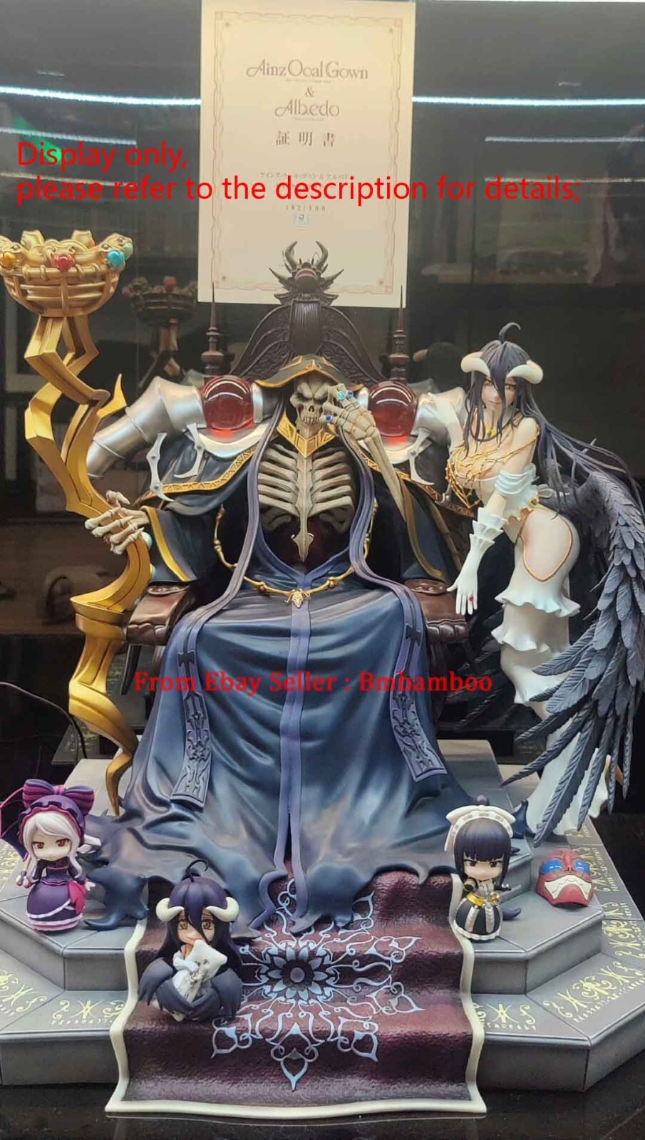 KADOKAWA x ACME STUDIO 1/4 Overlord Ainz Ooal Gown&Albedo Deluxe Edition Statue