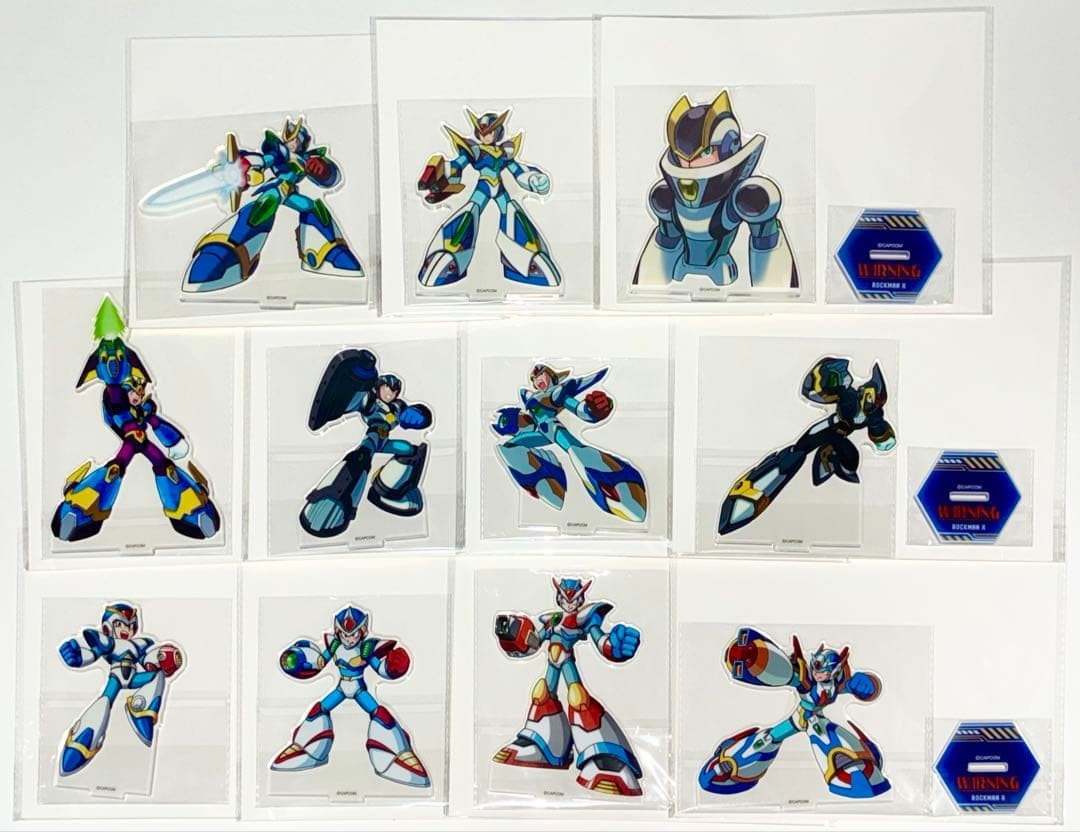 Rockman X Acrylic Stand All 11 Types Complete Set Official Anime Merchandise Rockman X Acrylic Stand All 11 Types Complete Set Official Anime Merchandise