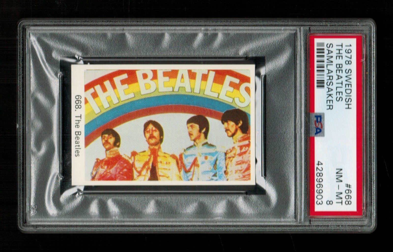 PSA 8 THE BEATLES 1978 Paul McCartney, John Lennon, George Harrison, Ringo Starr PSA 8 THE BEATLES 1978 Paul McCartney, John Lennon, George Harrison, Ringo Starr