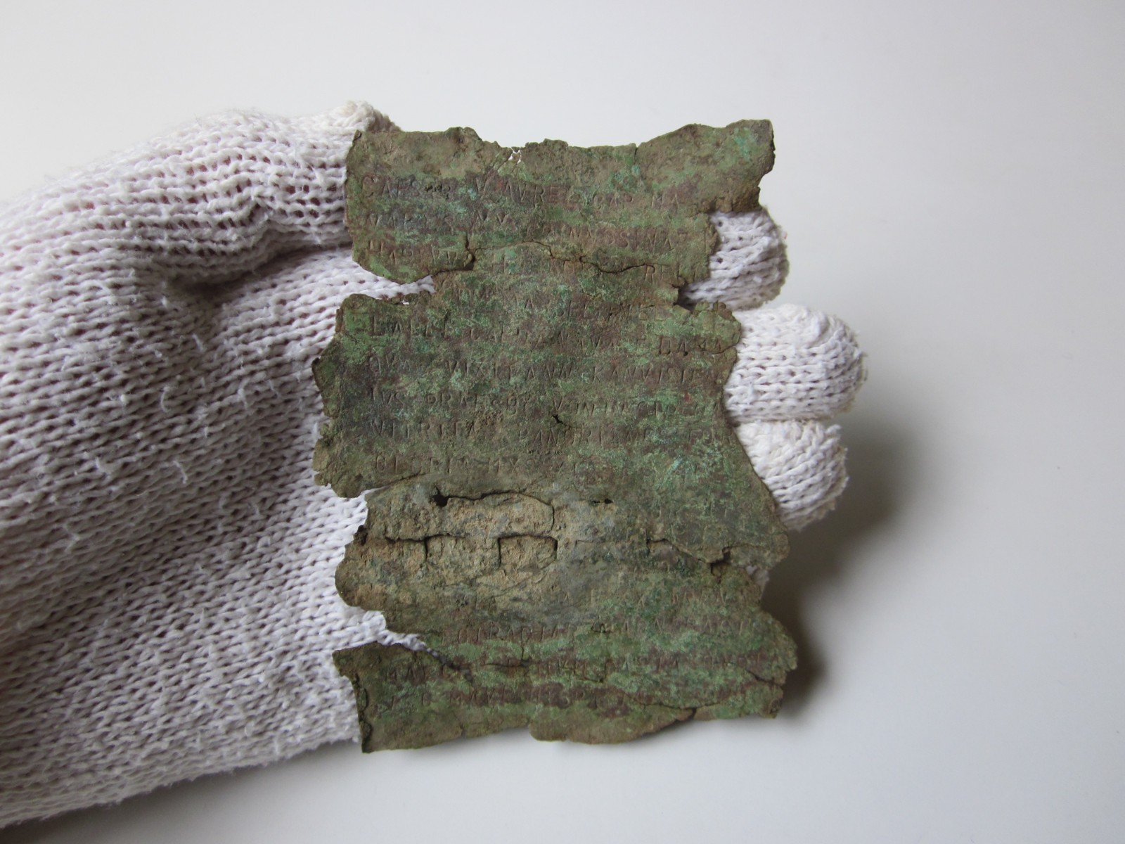 very rare ancient Roman bronze MILITARY DIPLOMA or letter document I - III AD.
