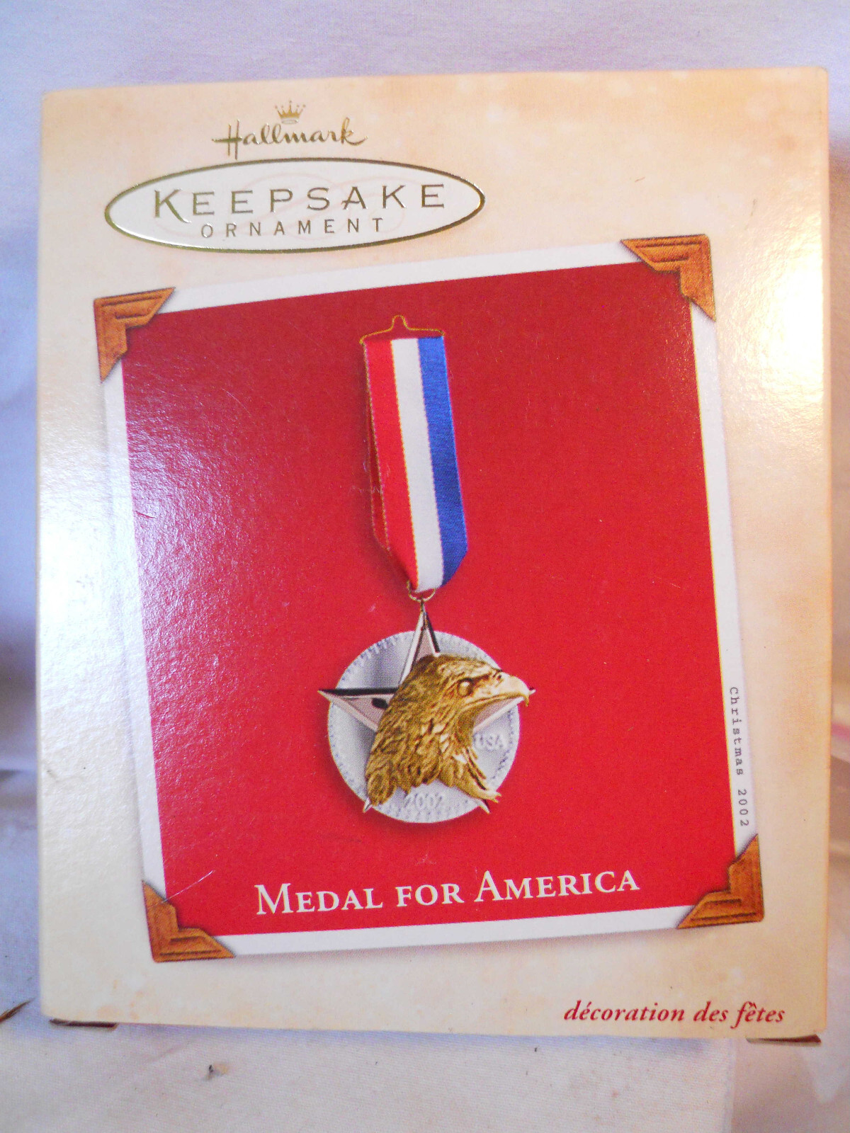 Hallmark MEDAL FOR AMERICA 2002 Metal Pewter Hallmark MEDAL FOR AMERICA 2002 Metal Pewter