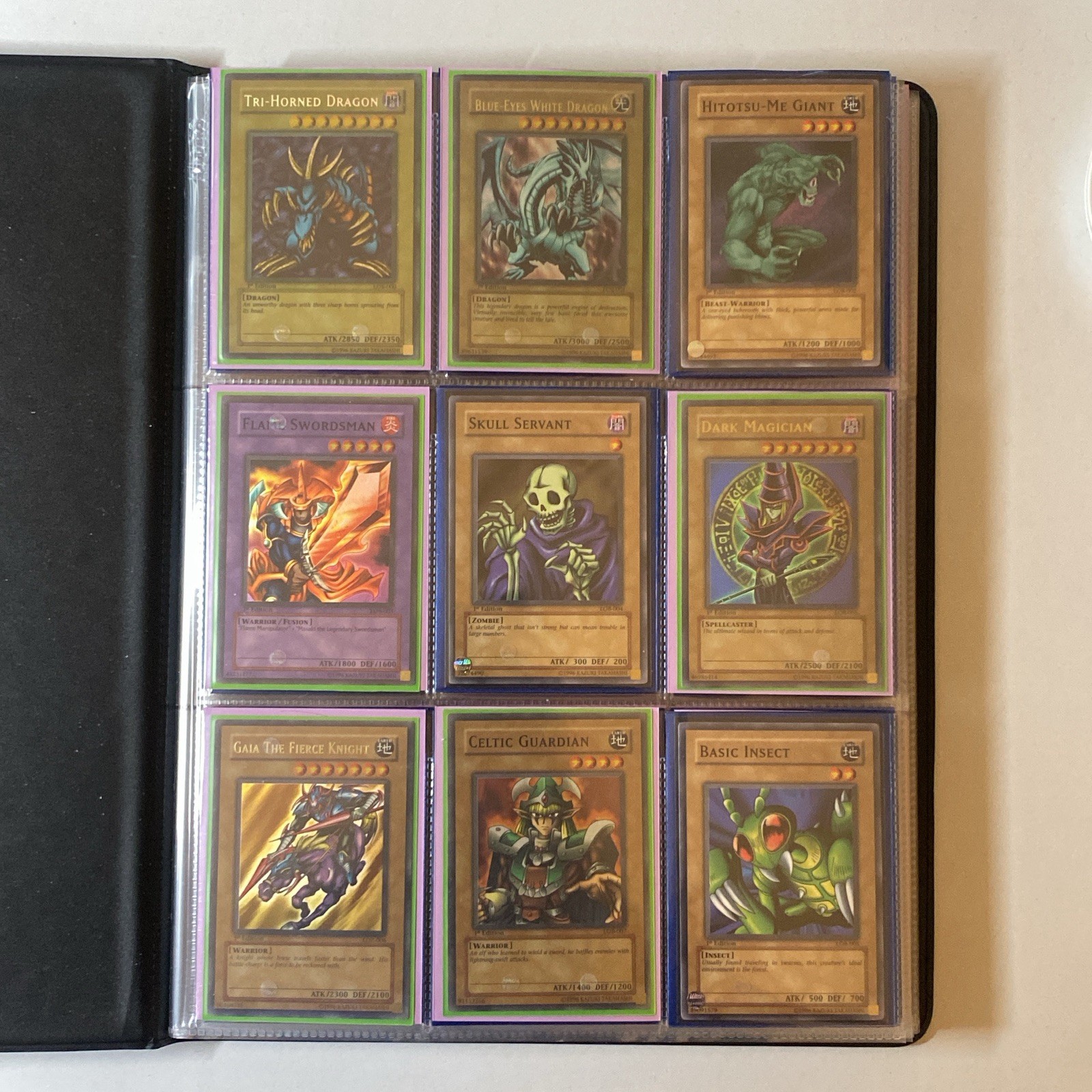 YuGIOh - 1st Edition Complete LOB Folder Set - Legend of Blue Eyes - NA 2002 YuGIOh - 1st Edition Complete LOB Folder Set - Legend of Blue Eyes - NA 2002