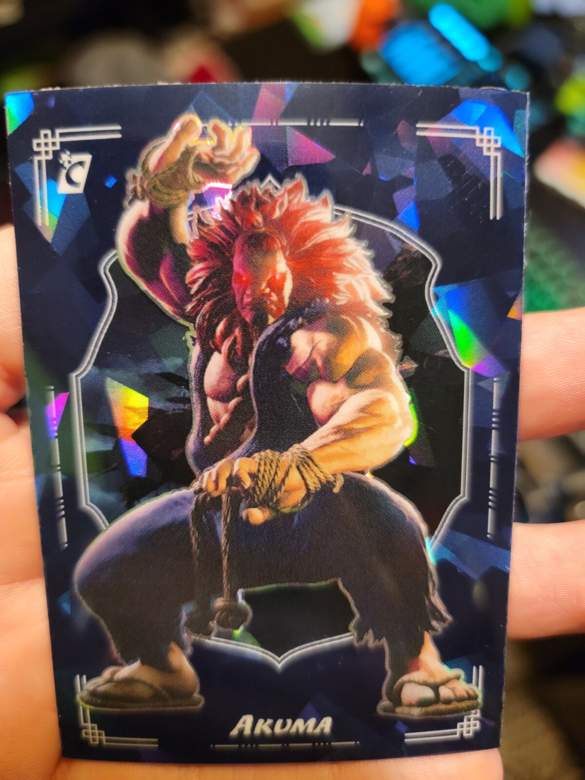 2023 Cardsmiths Street Fighter Series 1 Sapphire Refractor Gemstone #1 Akuma 1/5 2023 Cardsmiths Street Fighter Series 1 Sapphire Refractor Gemstone #1 Akuma 1/5