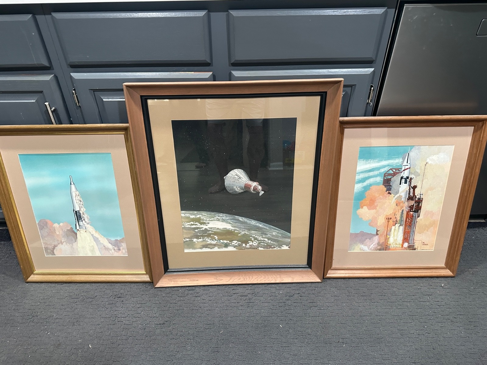 Lot of 3 NASA Photo Renderings Atlas/Centaur, Atlas, Etc. Lot of 3 NASA Photo Renderings Atlas/Centaur, Atlas, Etc.