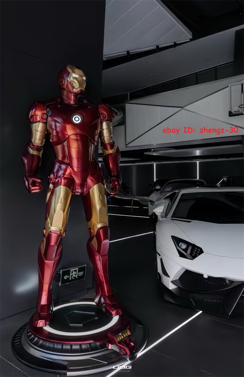 H210CM 1/1 MK7 Statue Painted Figure GK Model Light Up Collectibles Ornament Toy H210CM 1/1 MK7 Statue Painted Figure GK Model Light Up Collectibles Ornament Toy
