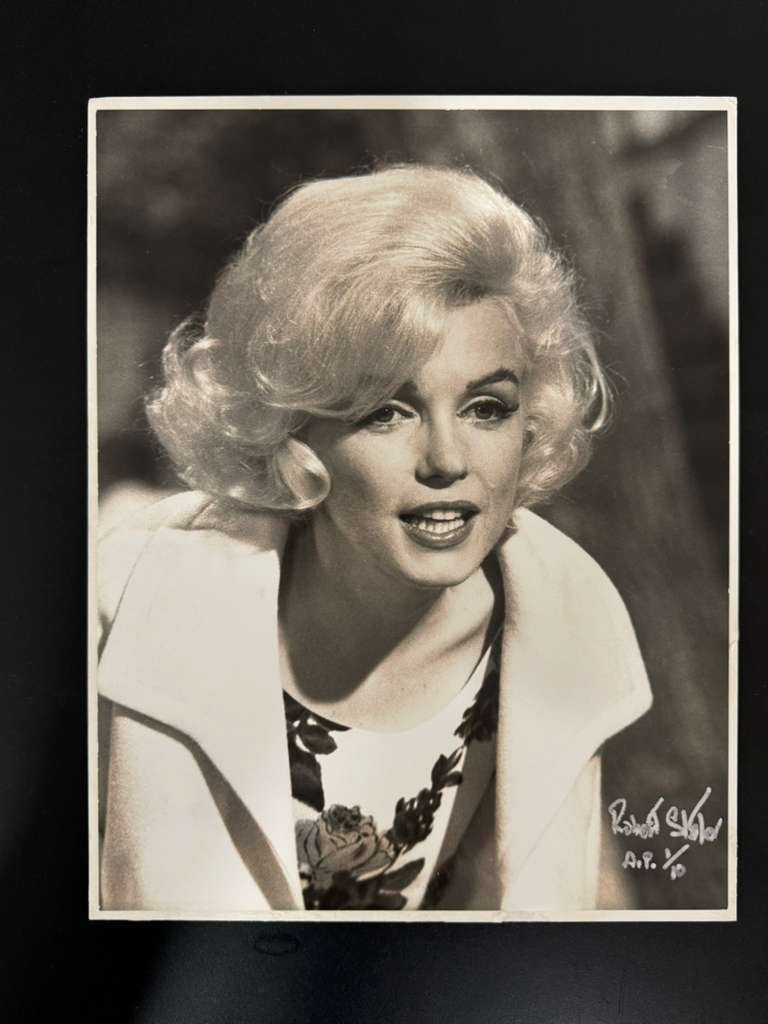HOLLYWOOD MARILYN MONROE SIGNED ROBERT SKLAR ARTIST PROOF 1/10 PHOTO OVERSIZE HOLLYWOOD MARILYN MONROE SIGNED ROBERT SKLAR ARTIST PROOF 1/10 PHOTO OVERSIZE