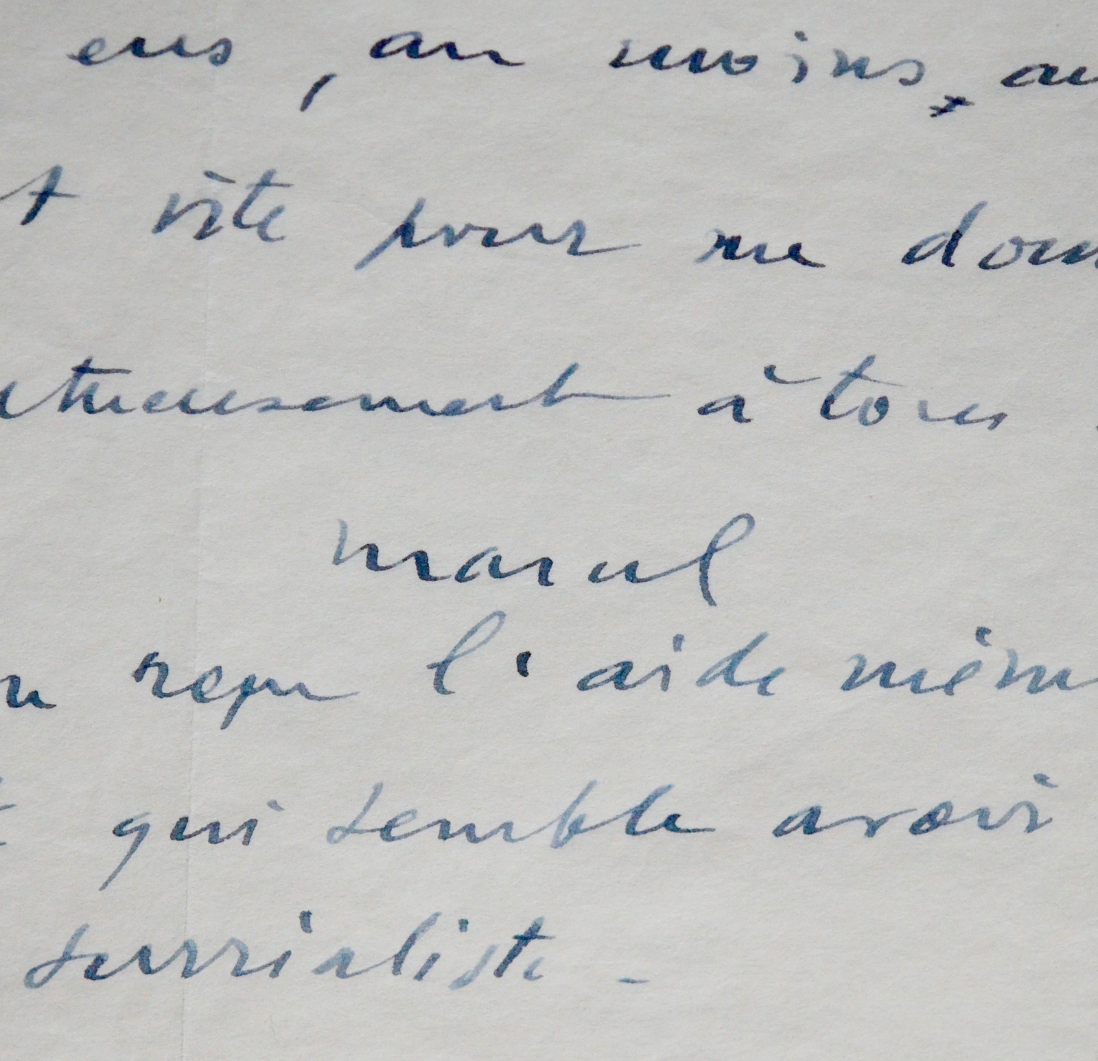 Beautiful letter from Marcel Duchamp to the Waldbergs on the workshop on rue Larrey