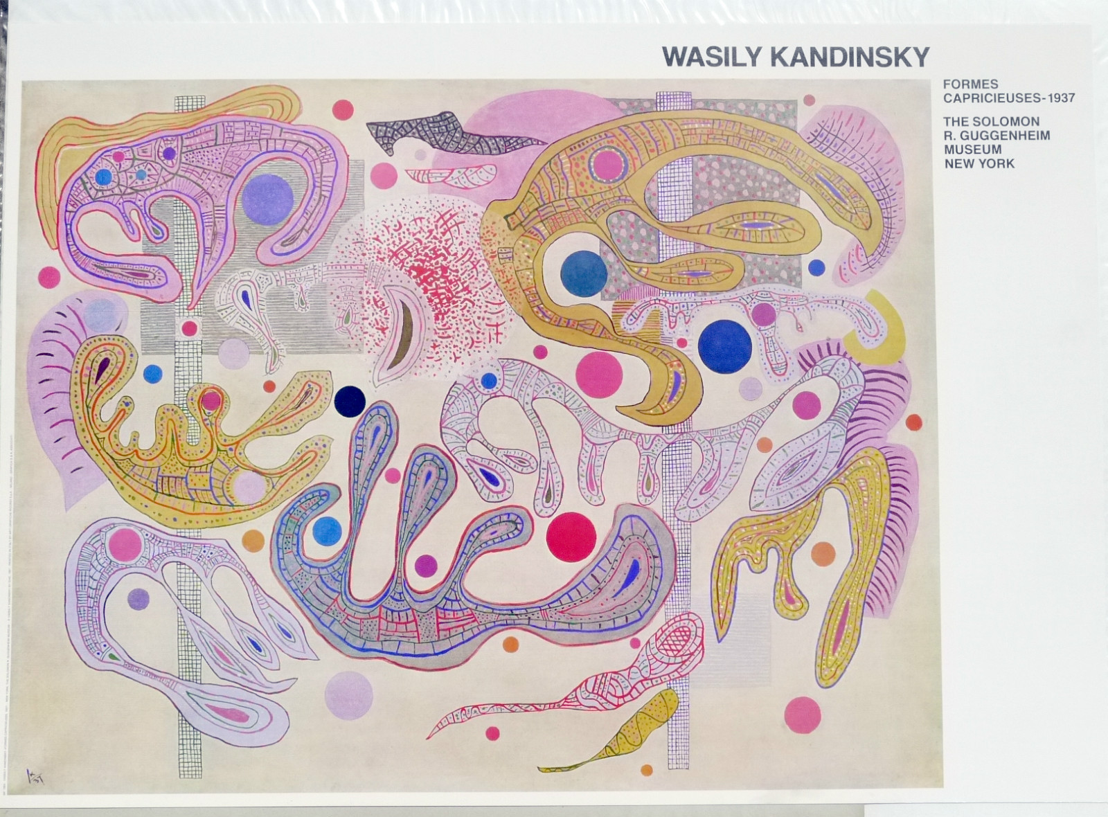 (PRL) 1987 WASILY KANDINSKY VINTAGE POSTERS ORIGINAL ART PRINT ART ILLUSTRATION (PRL) 1987 WASILY KANDINSKY VINTAGE POSTERS ORIGINAL ART PRINT ART ILLUSTRATION