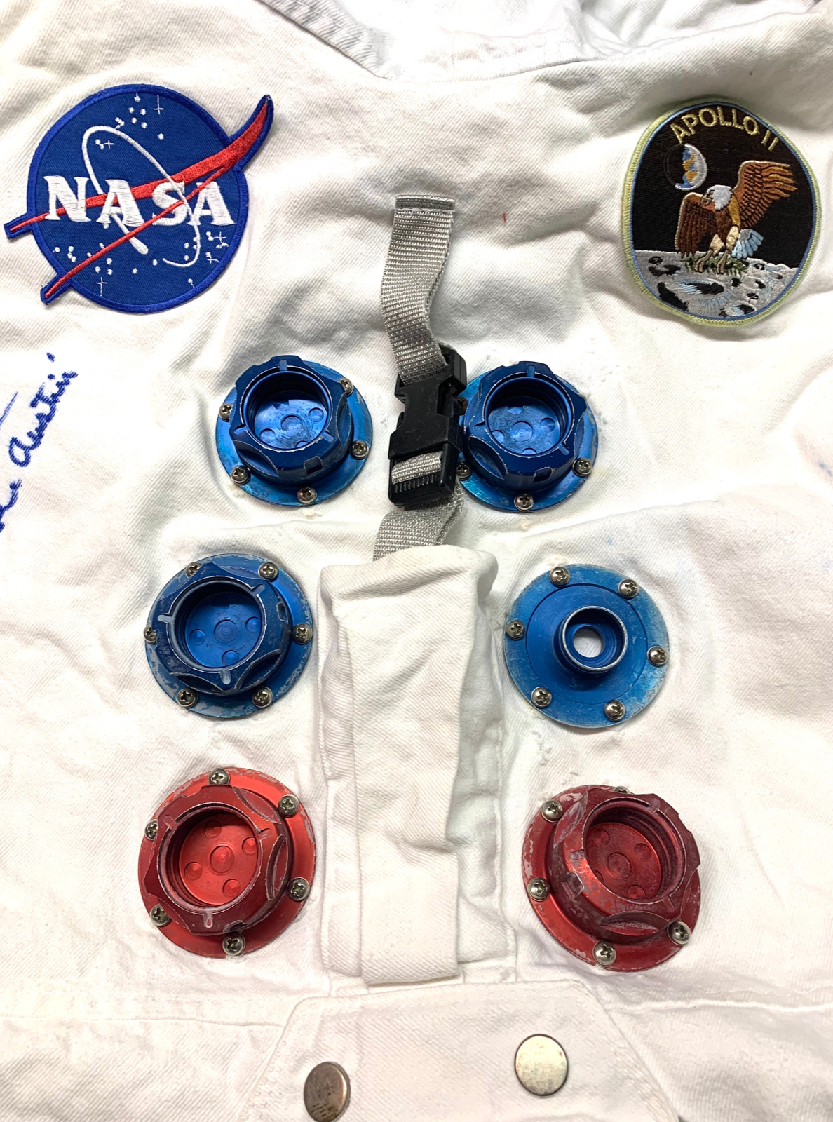 Apollo A7L spacesuit SIGNED by actor Lee Majors The Six Million Dollars Man