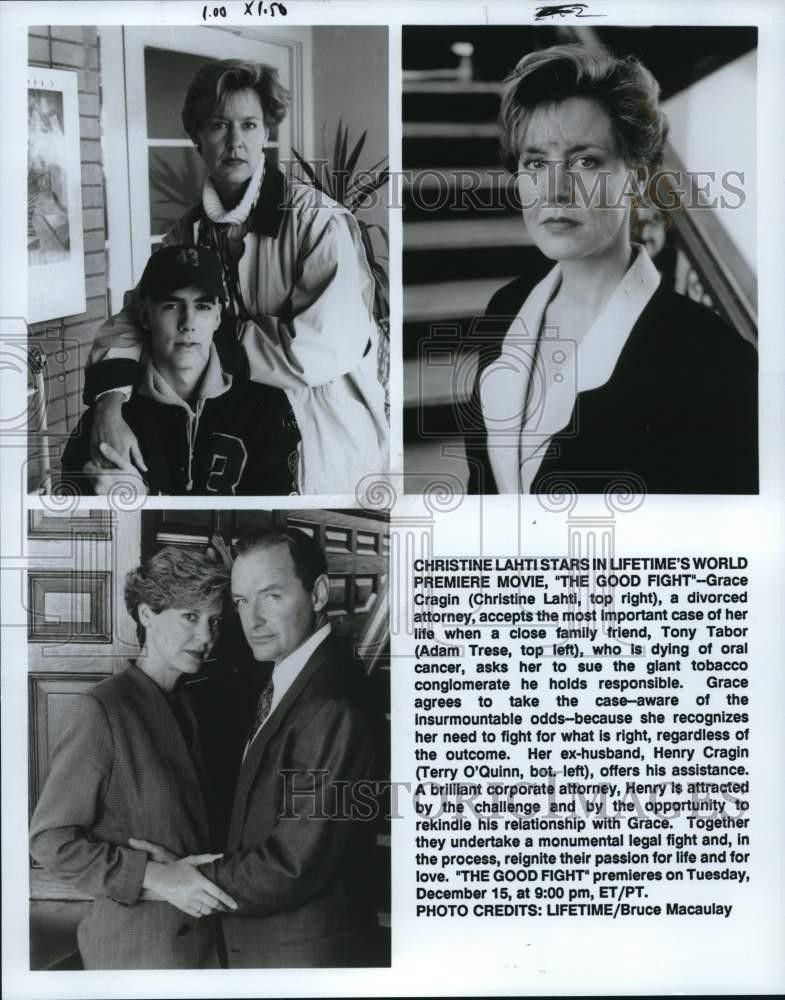 Press Photo Christine Lahti, Adam Trese, Terry O\'Quinn star in \
