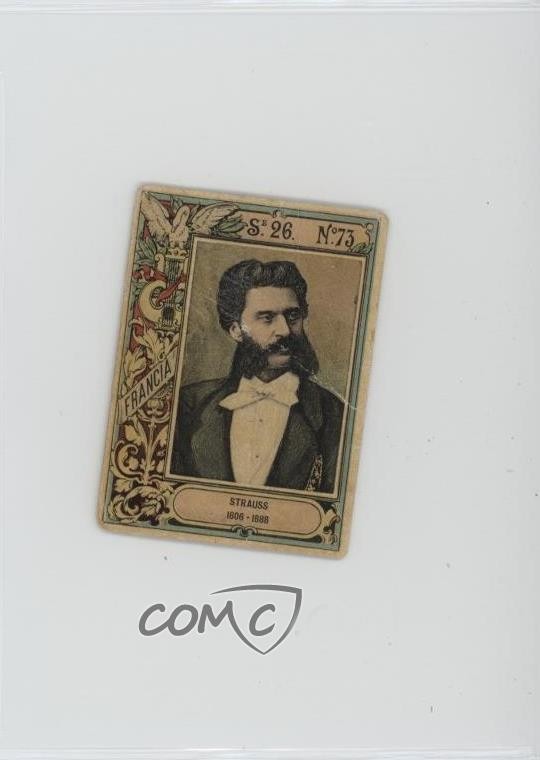 1897-1908 Gremio Fototipias Series 26 Great Musicians Johann Strauss #73 0cp0 1897-1908 Gremio Fototipias Series 26 Great Musicians Johann Strauss #73 0cp0