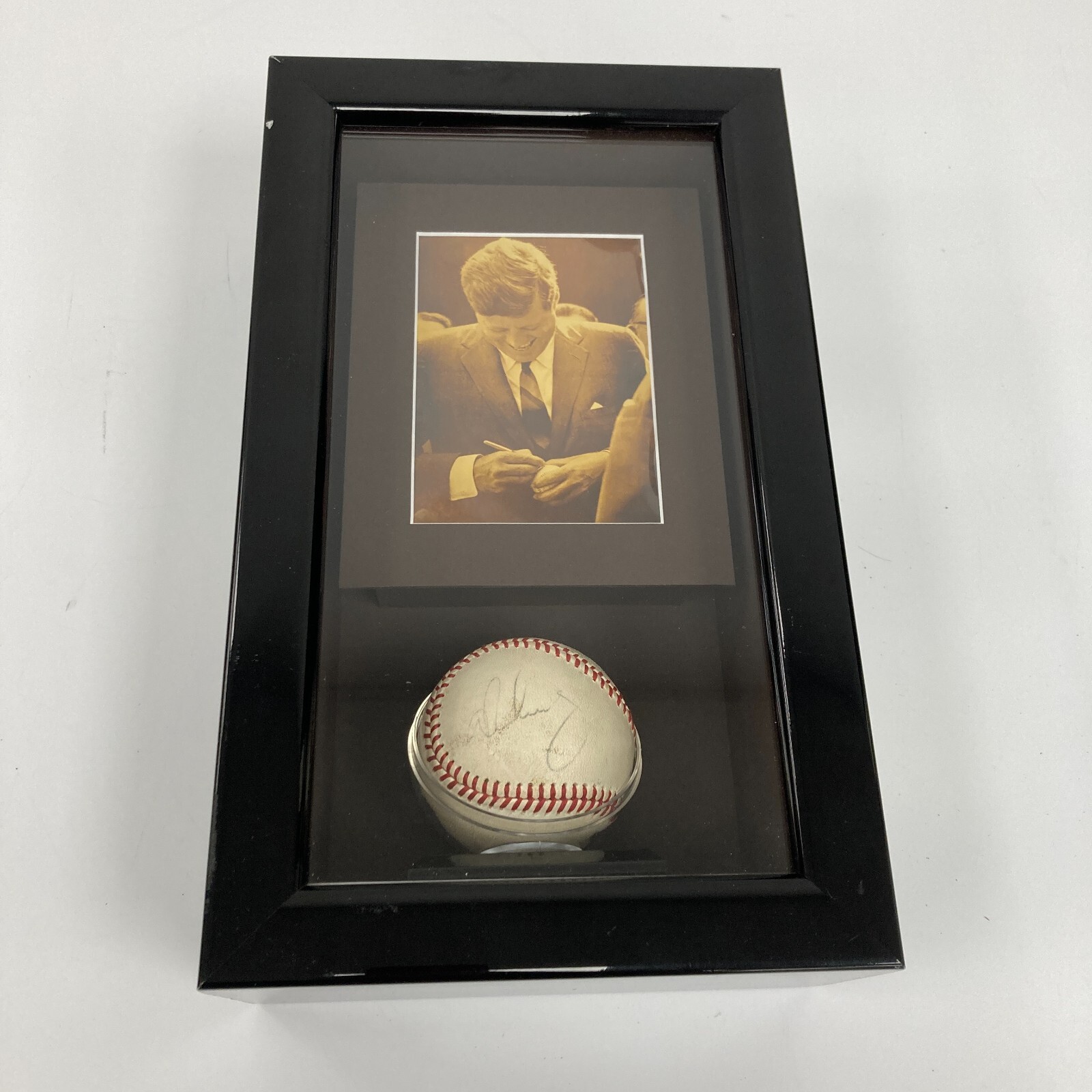 President John F. Kennedy Single Signed Baseball JFK First Pitch 1962 JSA President John F. Kennedy Single Signed Baseball JFK First Pitch 1962 JSA
