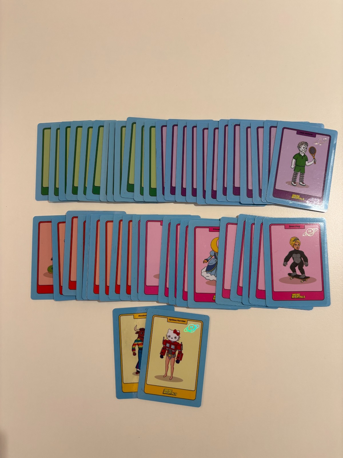 Cj Hendry Mere Mortals Trading Cards 46/52 + Manual, Coin, 2 Empty Booster Boxes Cj Hendry Mere Mortals Trading Cards 46/52 + Manual, Coin, 2 Empty Booster Boxes