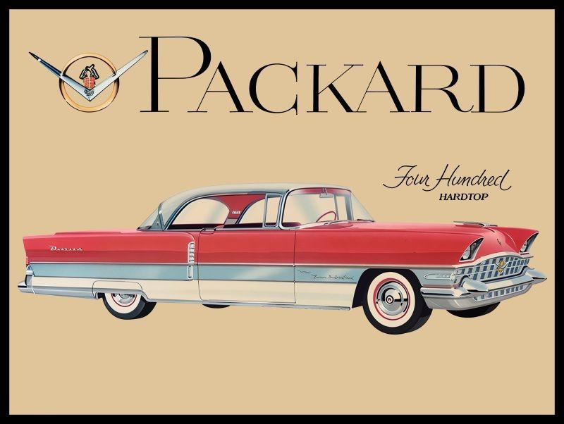 1956 Packard Four Hundred, 400 Automobile NEW Sign 18x24