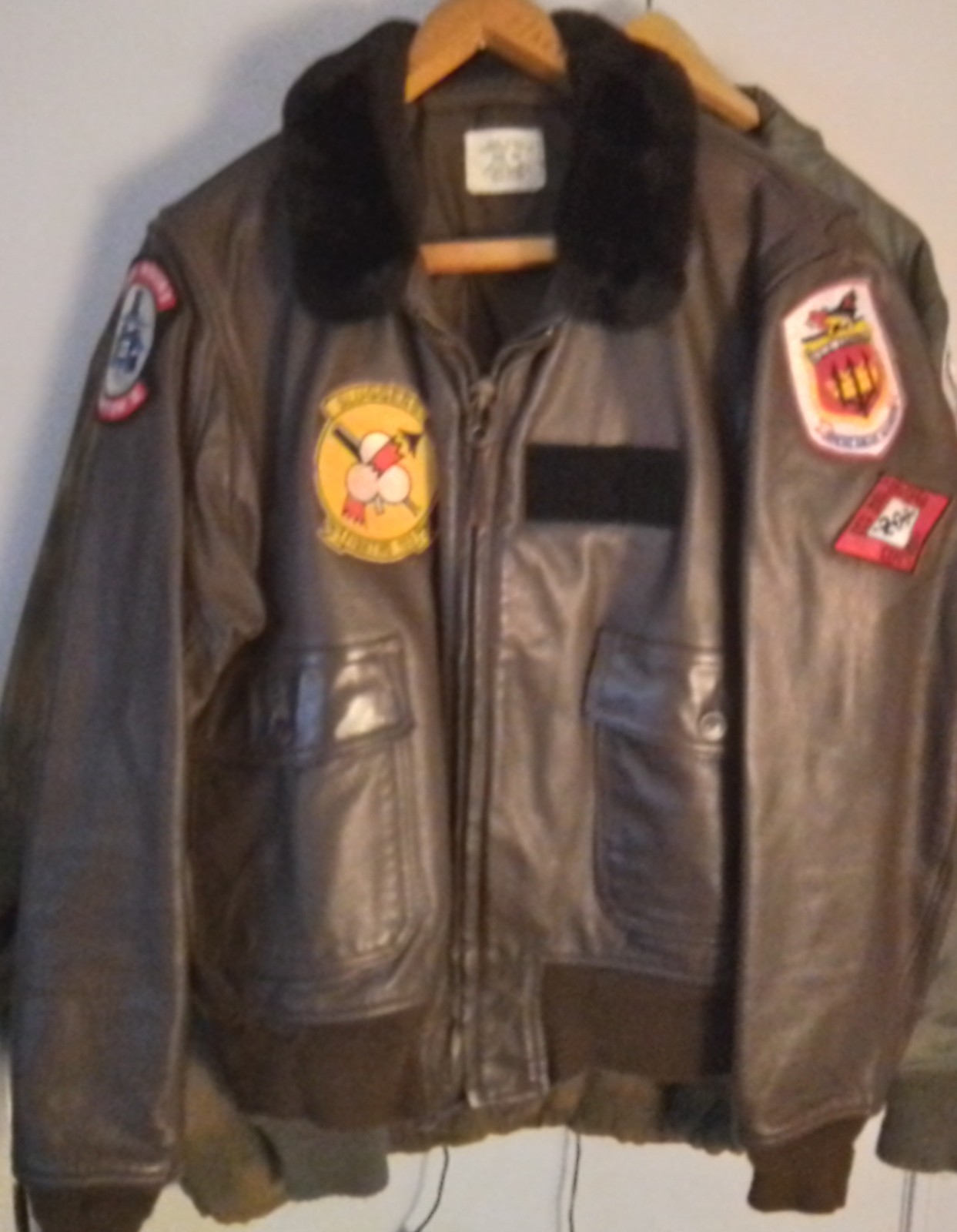 G-1 Flight Jacket VF-103 Sluggers Squadron - USS Saratoga CV-60 c.1977 G-1 Flight Jacket VF-103 Sluggers Squadron - USS Saratoga CV-60 c.1977