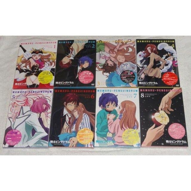 Mawaru Penguindrum DVD Set Complete Collection All 8 Volumes Region Free